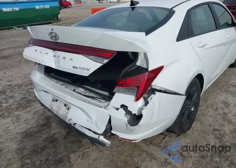 2023 Hyundai Elantra Hybrid Blue from USA, damaged, VIN KMHLM4AJ0PU044675